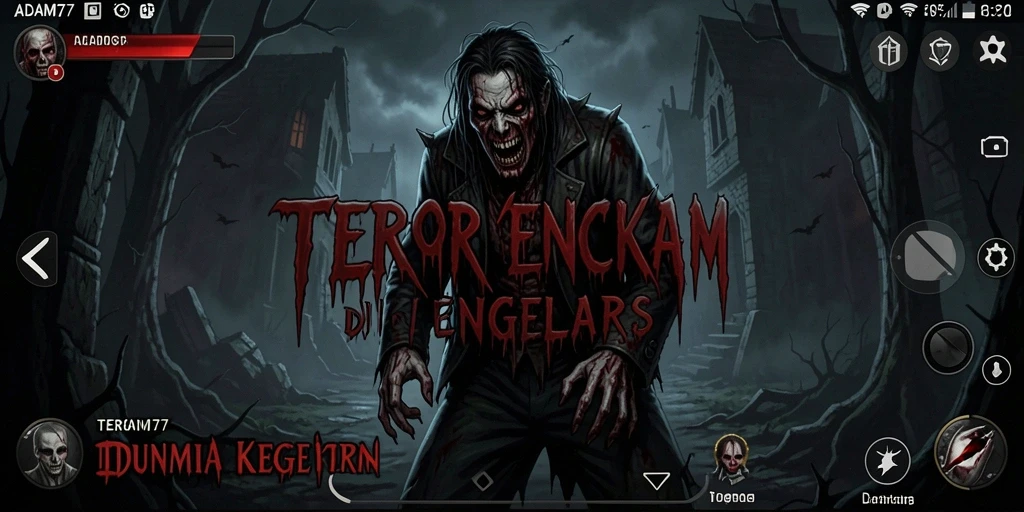 Gameplay ADAM77 yang menyeramkan dan mencekam.
