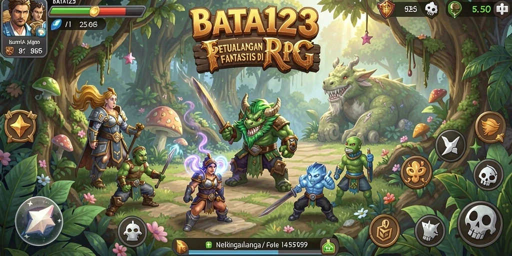 Tampilan gameplay menakjubkan dari BATA123 yang penuh aksi.
