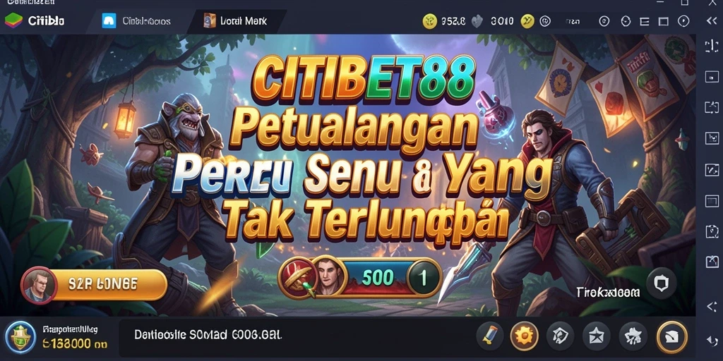 Screenshot gameplay CITIBET88 yang menunjukkan petualangan menantang.