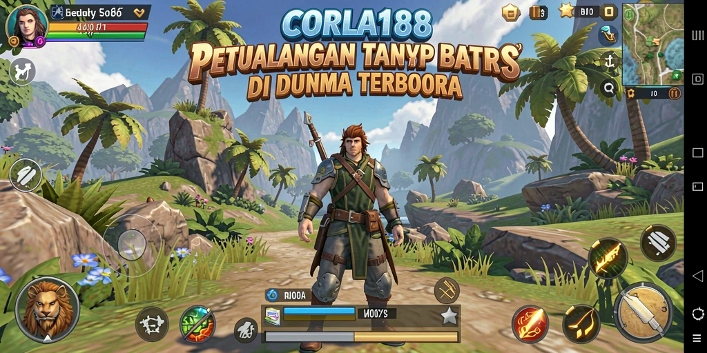 Tampilan gameplay CORLA188 yang menakjubkan dalam dunia terbuka.
