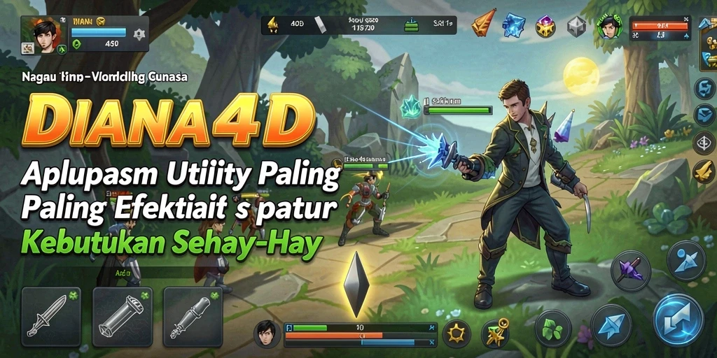 Tampilan menarik dari aplikasi DIANA4D yang memudahkan penggunaan.