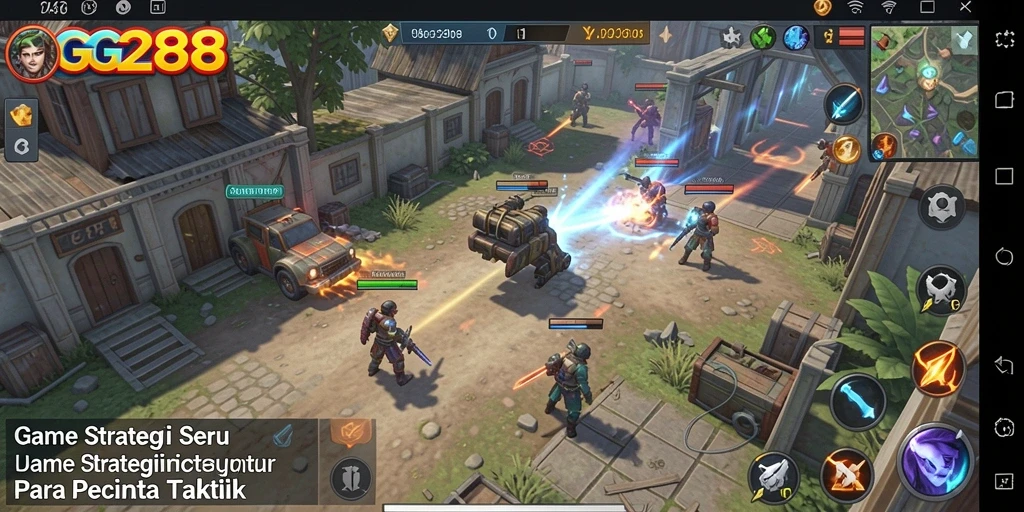 Screenshot GG288 menampilkan aksi strategi seru dalam gameplay.
