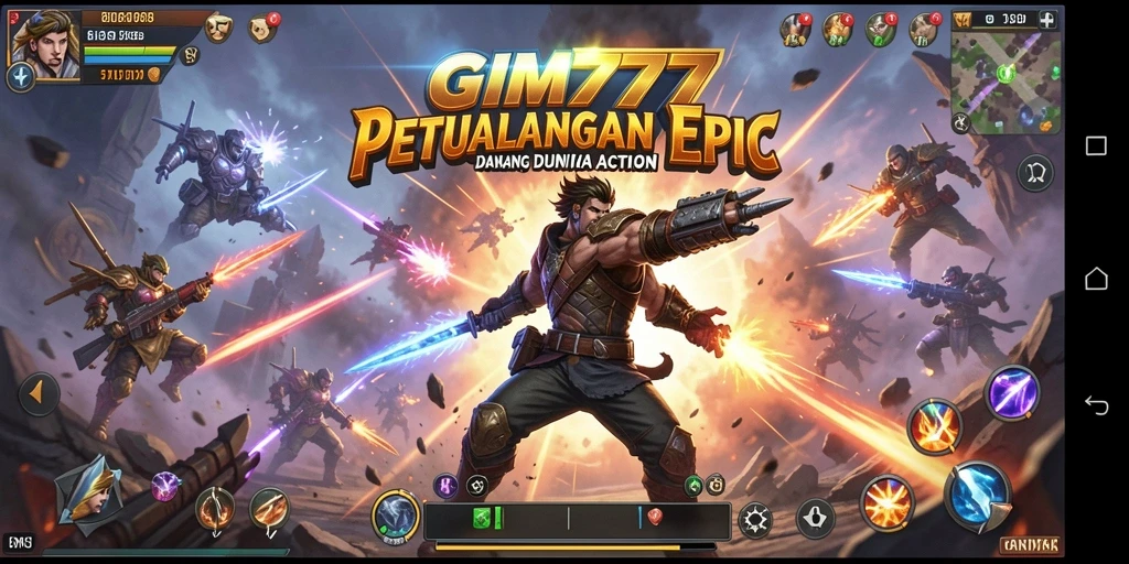 Screenshot gameplay <strong>GIM777</strong> menunjukkan aksi mendebarkan dan eksplorasi dunia yang luas.