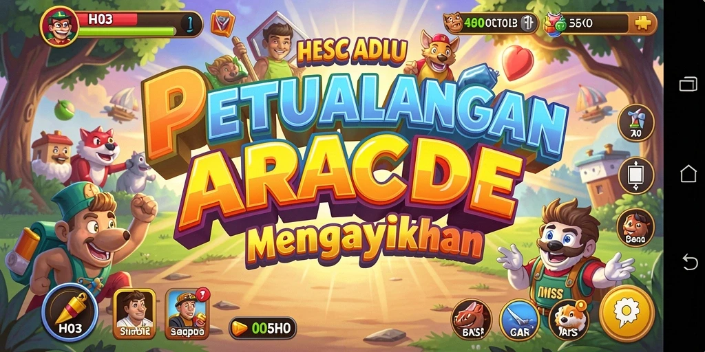 Tampilan gameplay H03 yang penuh aksi dan tantangan.