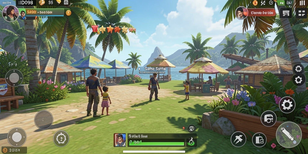 Tampilan gameplay <strong>ID098</strong> yang ceria dan menarik untuk semua pemain.