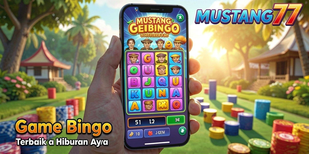 Tampilan gameplay MUSTANG77 dengan pemain bersaing dalam Bingo.