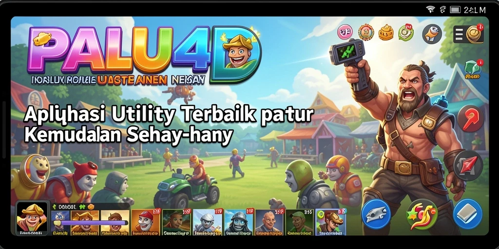 Tampilan utama PALU4D menunjukkan kemudahan navigasi dan fitur-fitur penting.
