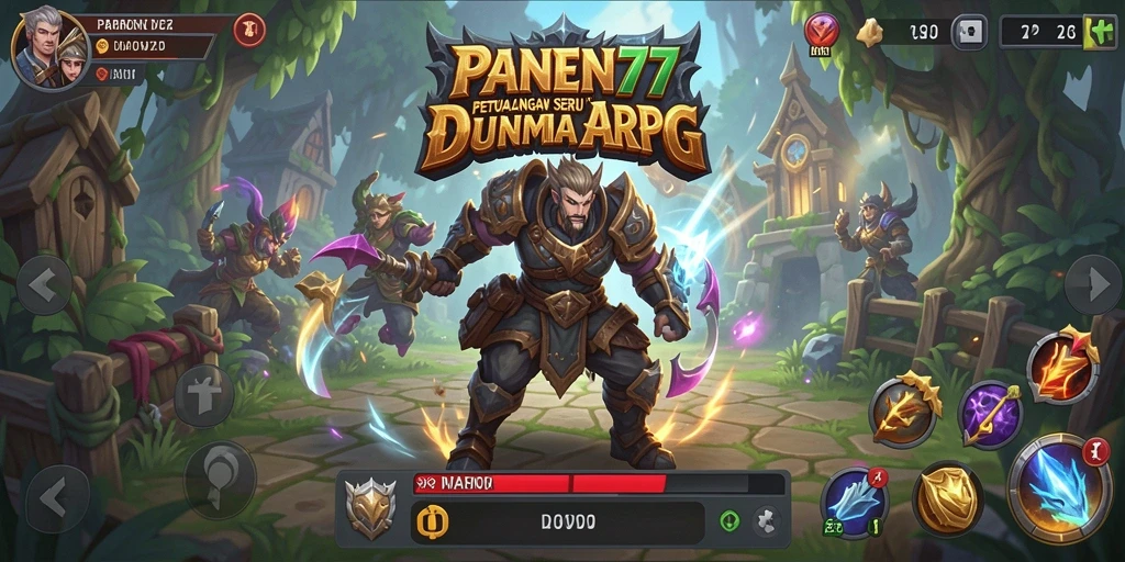 Tampilan gameplay ARPG yang mendebarkan dan penuh aksi.