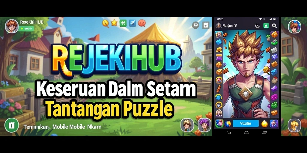 Tampilan gameplay utama REJEKIHUB yang menarik dan menantang.