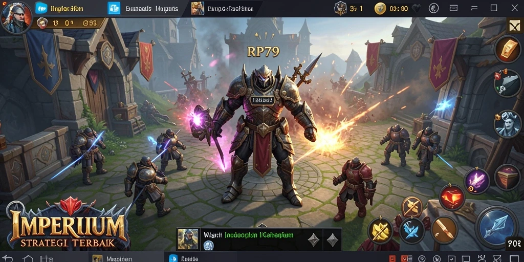 Gameplay seru RP79 yang penuh strategi dan pertempuran epik.