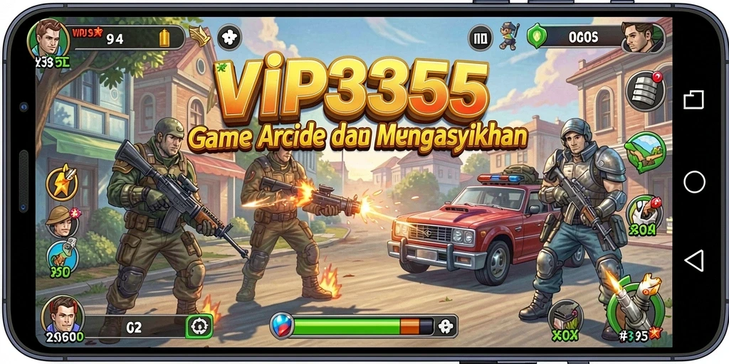 Screenshot dari gameplay menampilkan aksi seru dalam game Arcade.
